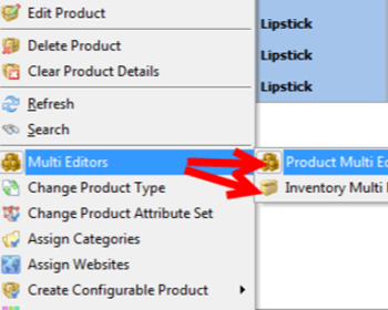 magento bulk product updates with multi editors tutorial